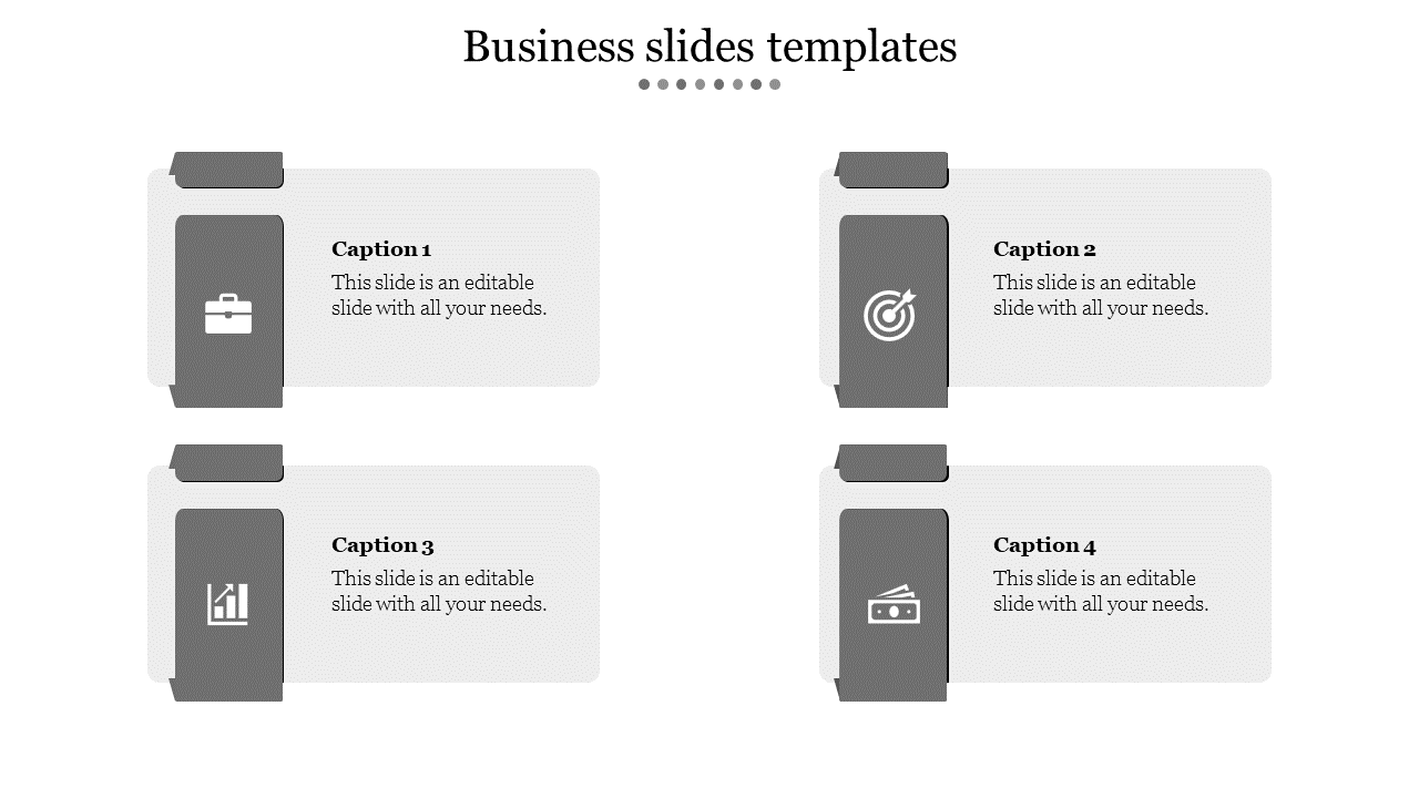 Free - Ready to use  Business Slides Templates Free Download